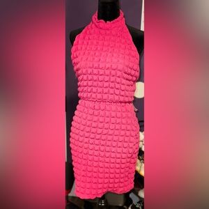 This dress is a Pink, MZ Bubble Turtle Dress